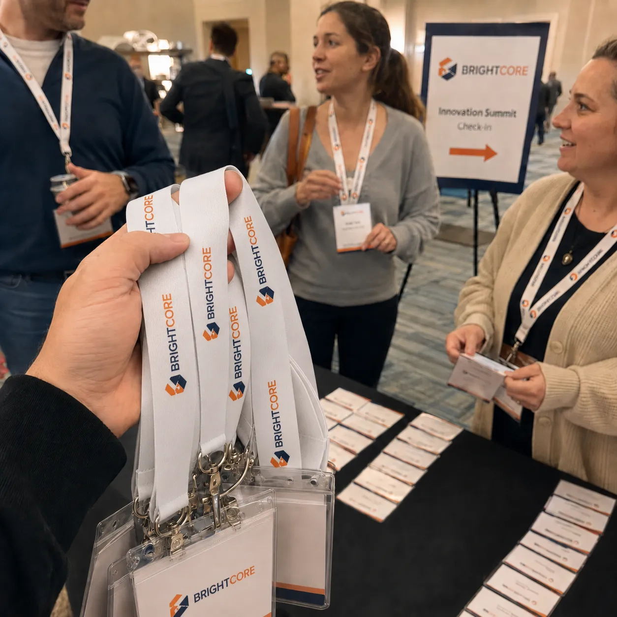 low quantity custom lanyards for event