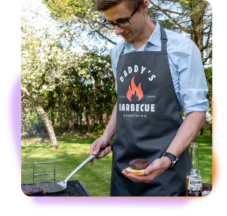 Custom Aprons for Family Gathering
