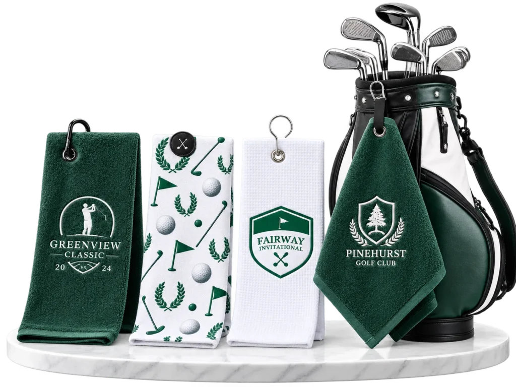 Custom Golf Towels With Logo for Tournaments