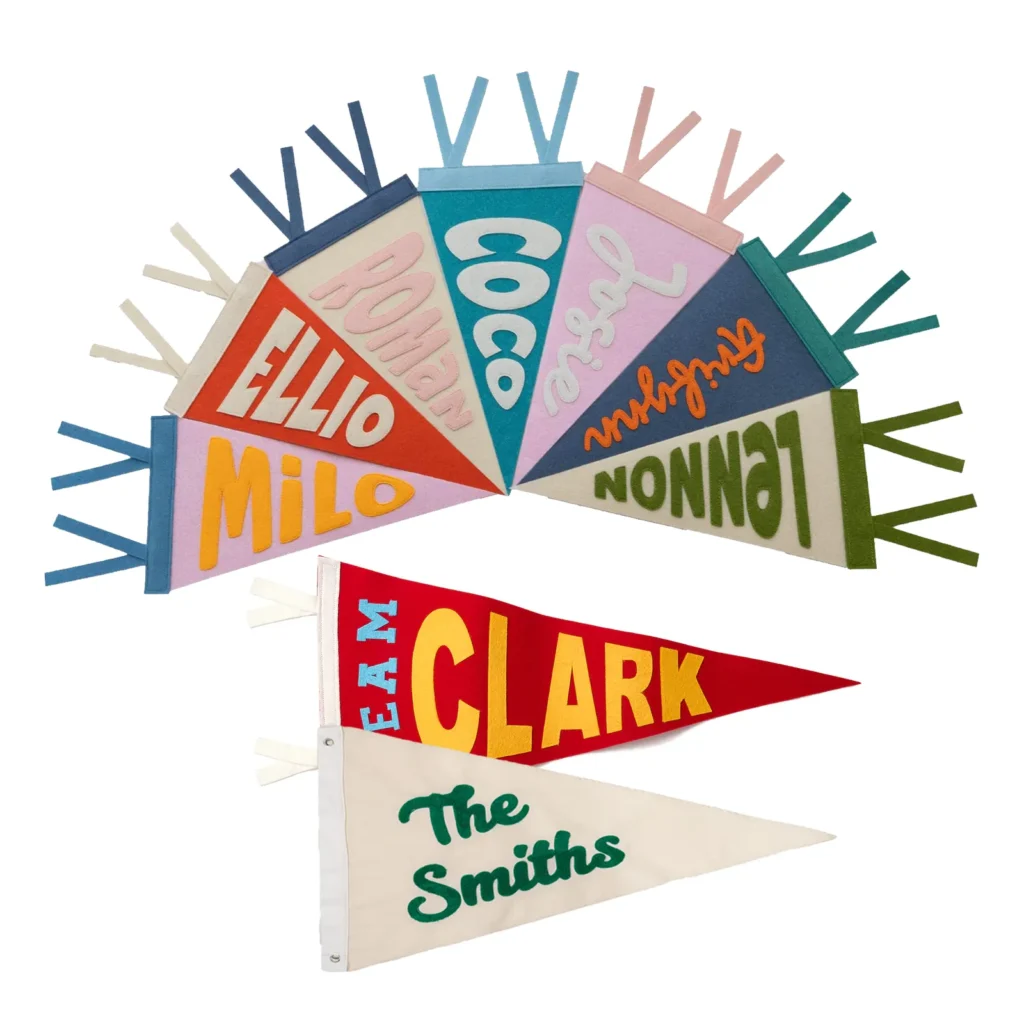 Custom Pennants for Family