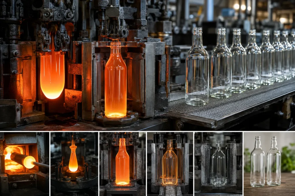 How Are Glass Water Bottles Made