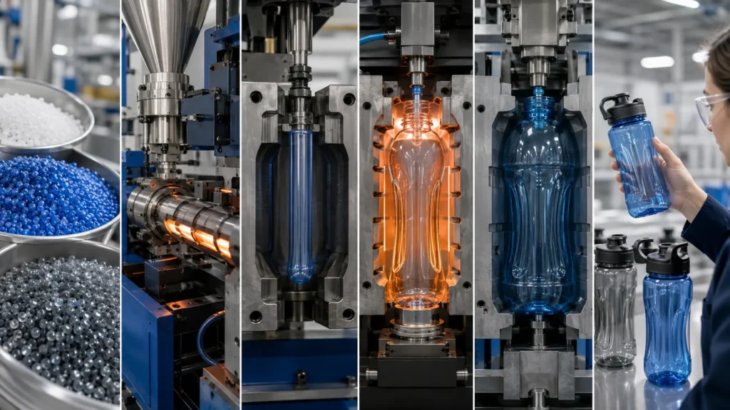 How Are Plastic Water Bottles Made