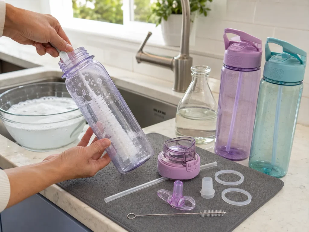 How to Clean Plastic Water Bottles