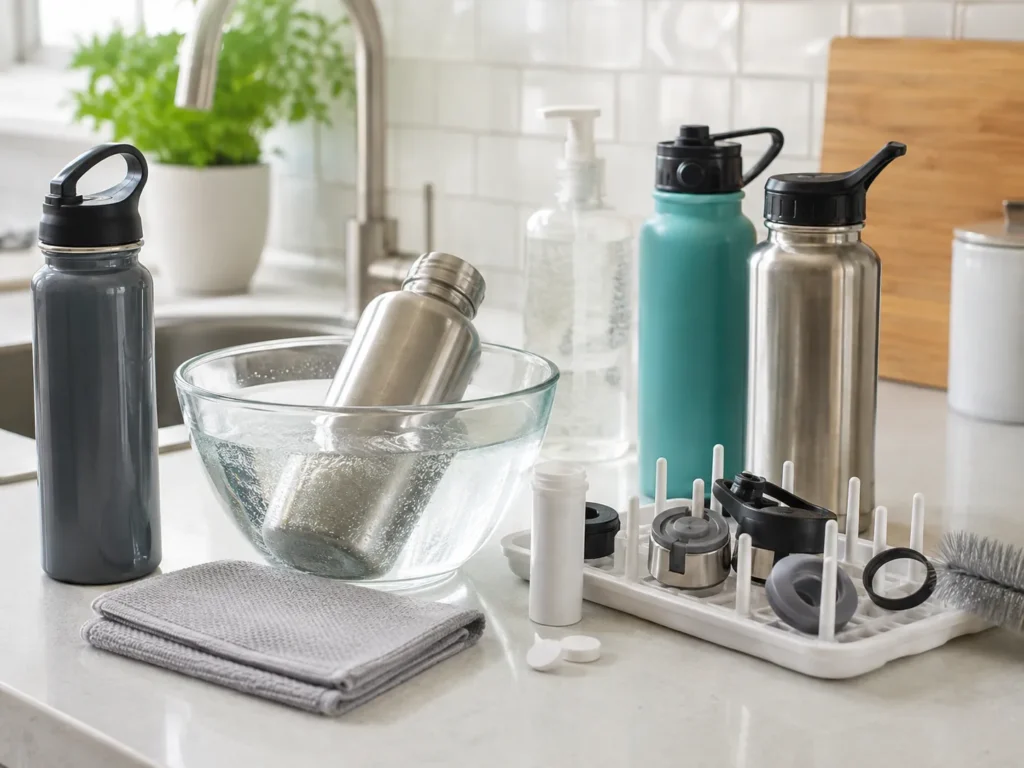 How to Sanitize Water Bottles