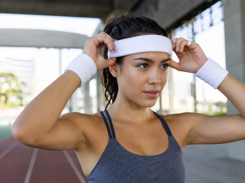 How to Use a Sweatband