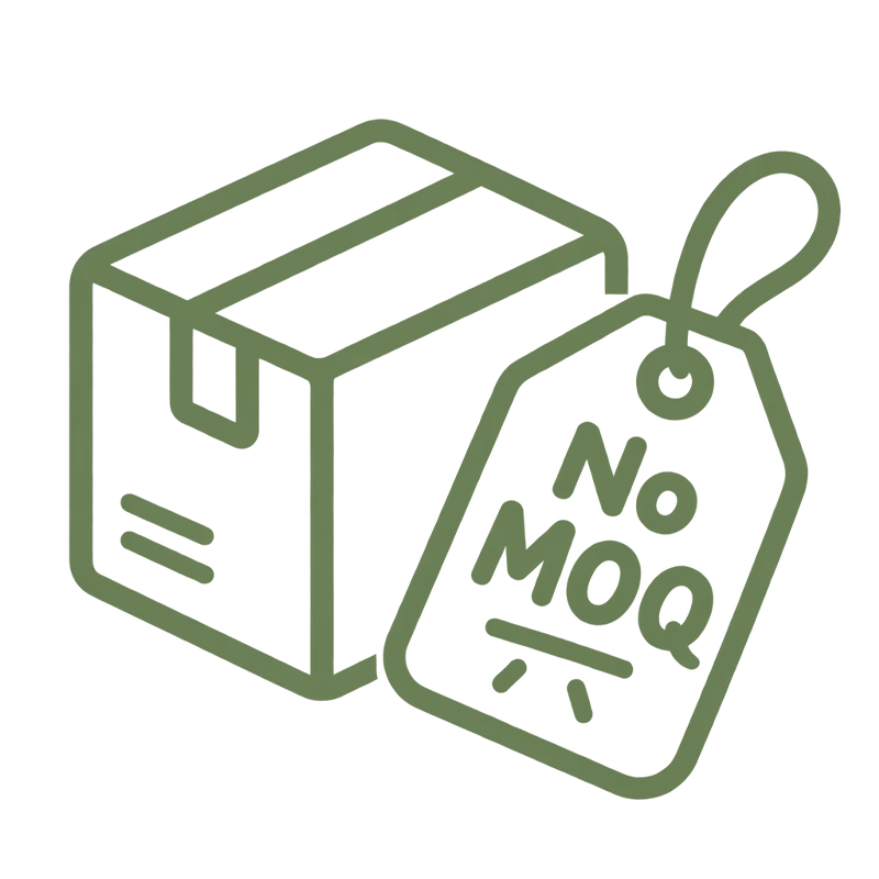 No Minimum Order Required