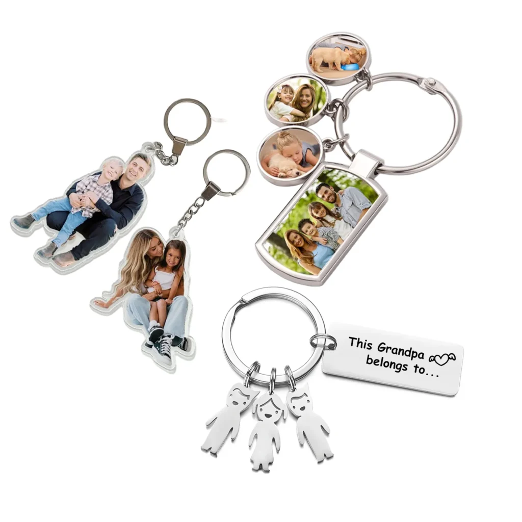 Personalized Keychains for Family