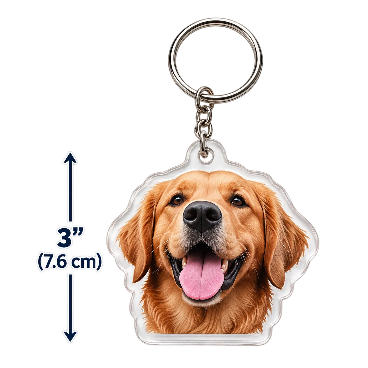 3 inch custom keychain