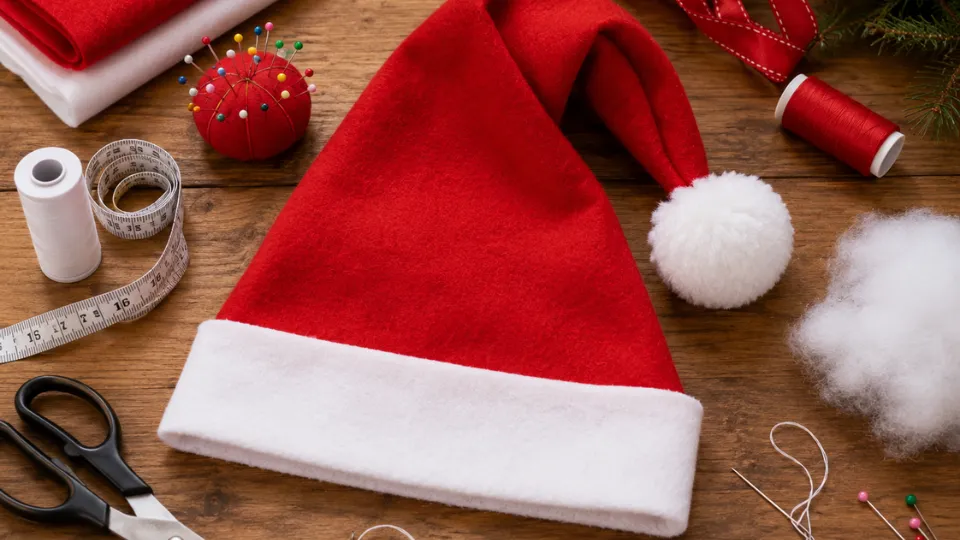 How to Make a Santa Hat