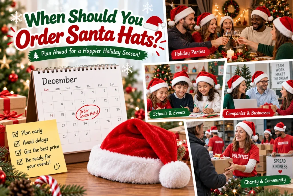 When Should You Order Santa Hats