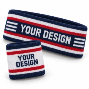 Custom Jacquard Knitted Sweatband