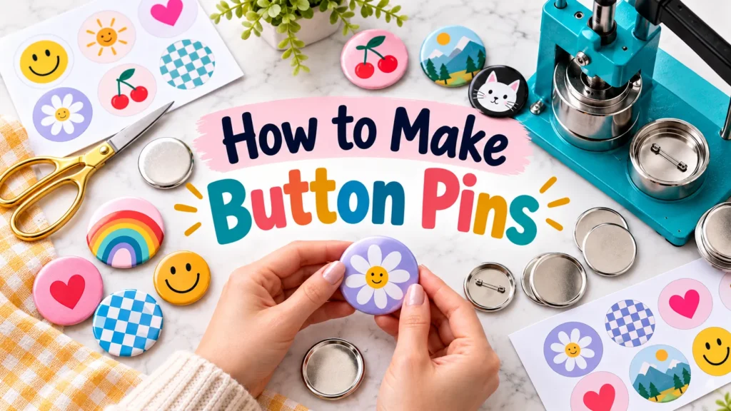 How to Make Button Pins