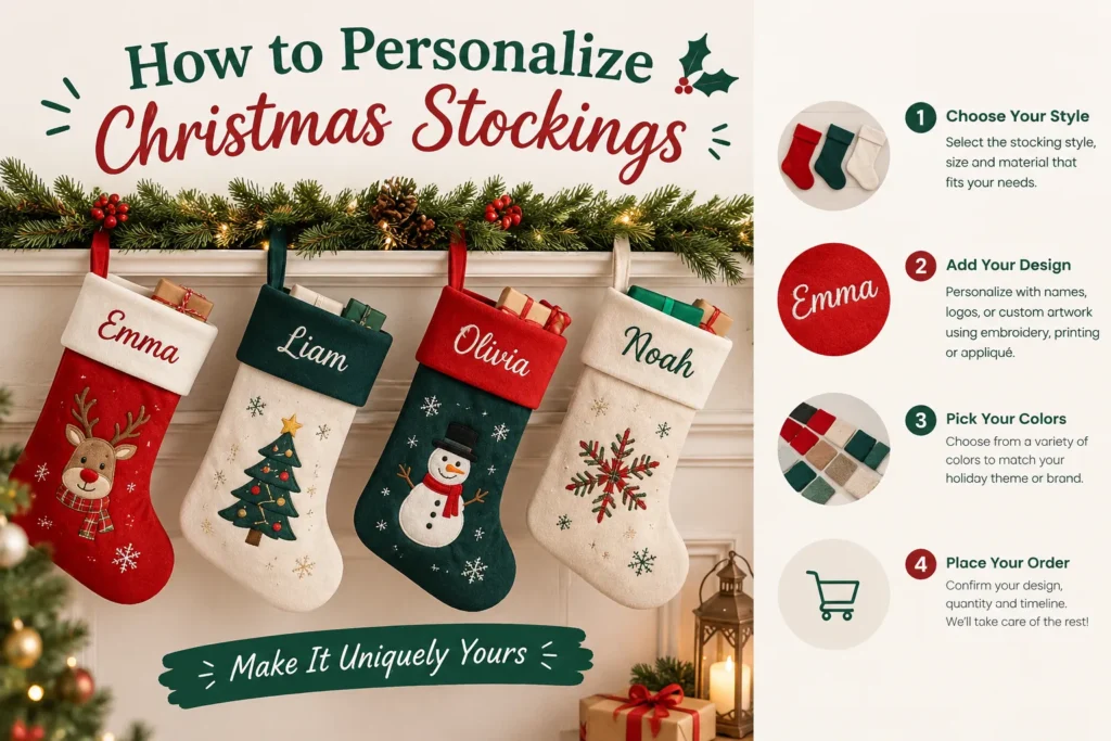 How to Personalize Christmas Stockings