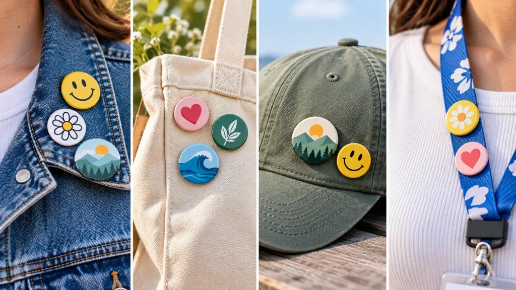 How to Wear Button Pins