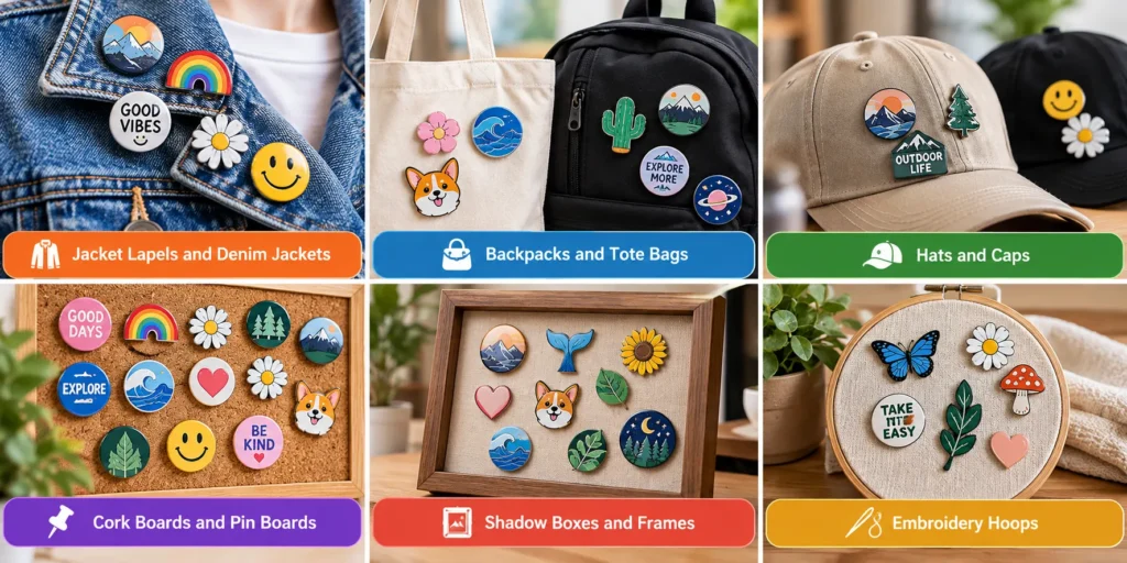 Where to Put Button Pins